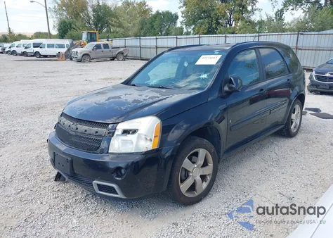 2008 Chevrolet Equinox Sport из США, поврежденный, VIN 2CNDL737486033009